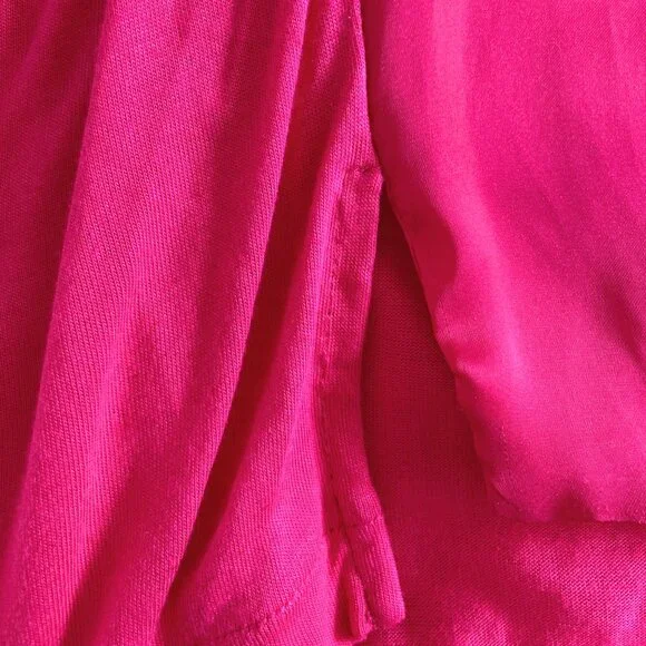 VINTAGE 2010s Fuchsia Pink Halter Mini Dress - Small - Picture 3 of 5